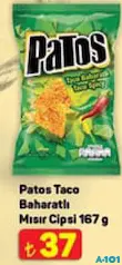PATOS TACO BAHARATLI MISIR CİPSİ 167 G